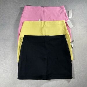 Women's Pink, Yellow, and Black Skort Bundle size Medium